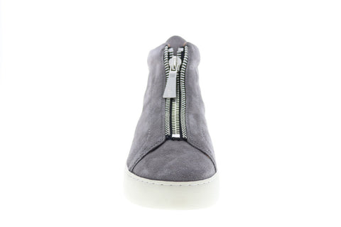 Frye Lena Zip High 71327 Womens Gray Suede Lifestyle Sneakers Shoes