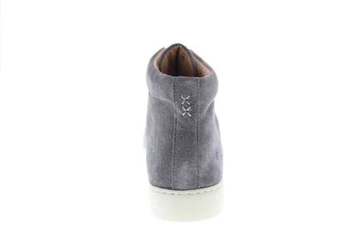 Frye Lena Zip High 71327 Womens Gray Suede Lifestyle Sneakers Shoes