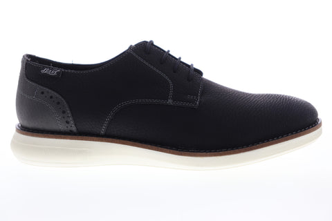 G.H. Bass Randell Wx 713379-24A Mens Black Leather Plain Toe Oxfords Shoes