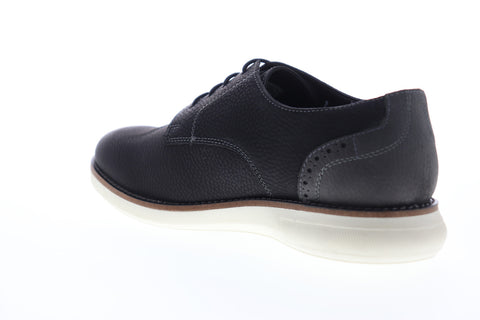 G.H. Bass Randell Wx 713379-24A Mens Black Leather Plain Toe Oxfords Shoes