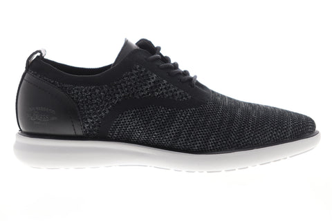 G.H. Bass Connor 2 Tone 713396-24A Mens Black Mesh Plain Toe Oxfords Shoes