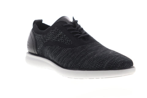 G.H. Bass Connor 2 Tone 713396-24A Mens Black Mesh Plain Toe Oxfords Shoes