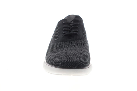 G.H. Bass Connor 2 Tone 713396-24A Mens Black Mesh Plain Toe Oxfords Shoes