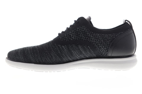 G.H. Bass Connor 2 Tone 713396-24A Mens Black Mesh Plain Toe Oxfords Shoes