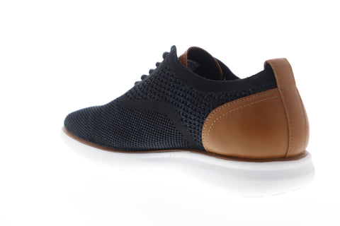 G.H. Bass Connor 2 Tone 713396-29U Mens Blue Mesh Plain Toe Oxfords Shoes