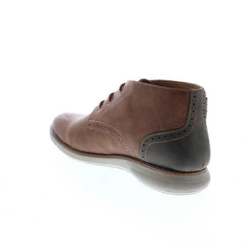 G.H. Bass Benson WX 713471-09H Mens Brown Leather Lace Up Chukkas Boots