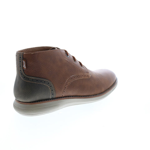 G.H. Bass Benson WX 713471-09H Mens Brown Leather Lace Up Chukkas Boots