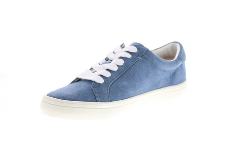 Frye Kerry Low Lace 71351 Womens Blue Suede Lifestyle Sneakers Shoes