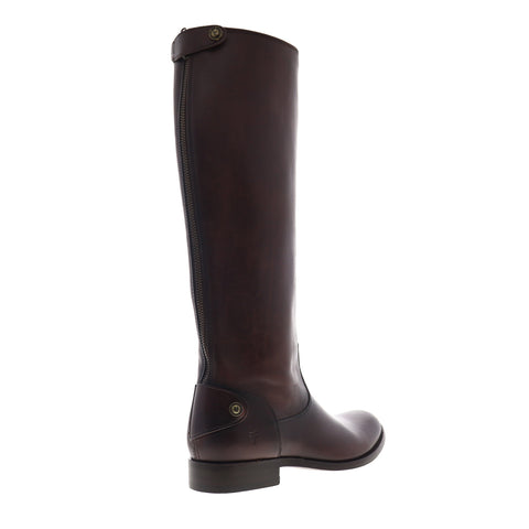 Frye Melissa Button Back Zip 71368 Womens Brown Leather Casual Dress Boots
