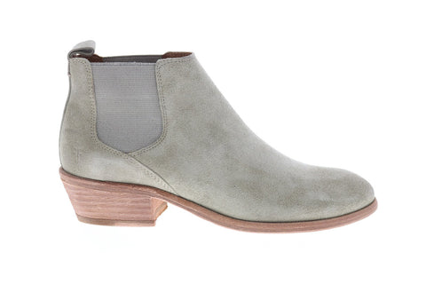 Frye Carson Chelsea 71534 Womens Gray Suede Chelsea Boots