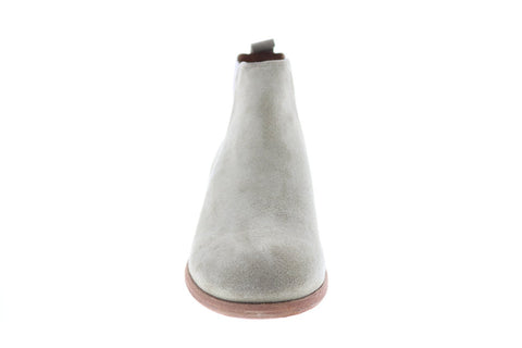 Frye Carson Chelsea 71534 Womens Gray Suede Chelsea Boots