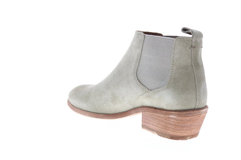 Frye Carson Chelsea 71534 Womens Gray Suede Chelsea Boots