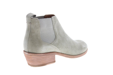 Frye Carson Chelsea 71534 Womens Gray Suede Chelsea Boots