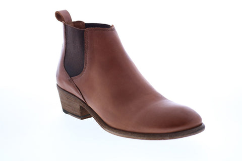 Frye Carson Chelsea 71535 Womens Brown Leather Ankle & Booties Boots
