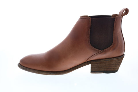 Frye Carson Chelsea 71535 Womens Brown Leather Ankle & Booties Boots