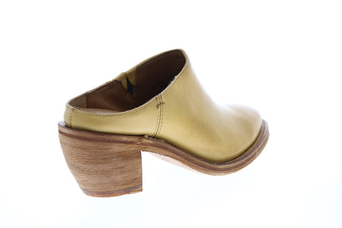 Frye Rosalia Mule 71573 Womens Brown Leather Mules Heels Shoes