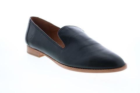 Frye Grace Venetian 71658 Womens Black Leather Slip On Oxford Flats Shoes