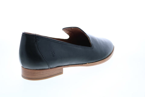 Frye Grace Venetian 71658 Womens Black Leather Slip On Oxford Flats Shoes