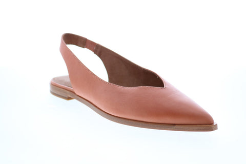 Frye Kenzie Slingback 71663 Womens Brown Leather Slip On Sandals Shoes