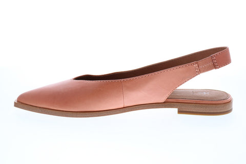 Frye Kenzie Slingback 71663 Womens Brown Leather Slip On Sandals Shoes