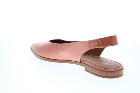 Frye Kenzie Slingback 71663 Womens Brown Leather Slip On Sandals Shoes