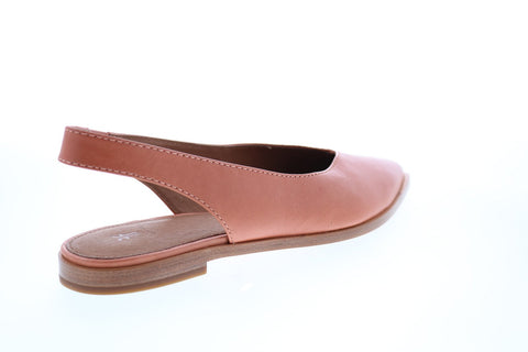 Frye Kenzie Slingback 71663 Womens Brown Leather Slip On Sandals Shoes