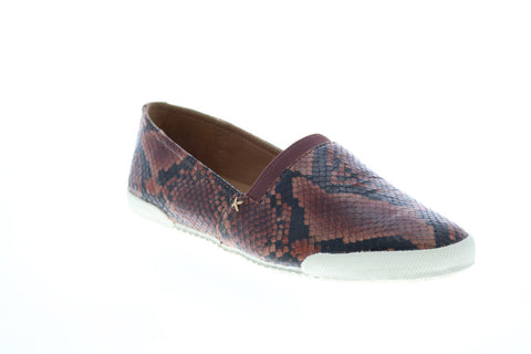 Frye Melanie Slip On 71672 Womens Brown Leather Loafer Flats Shoes