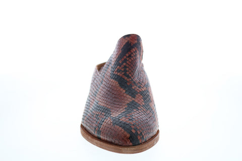 Frye Ray Mule 71677 Womens Brown Leather Slip On Mules Heels Shoes