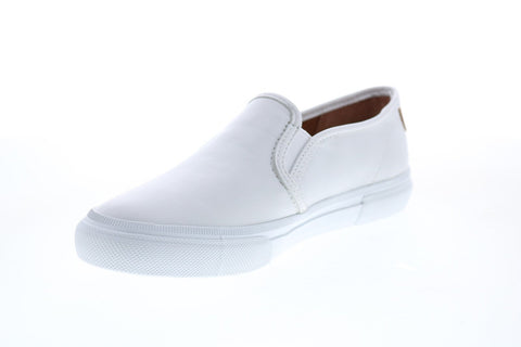 Frye Gia Slip On 71707 Womens White Leather Lifestyle Sneakers Shoes