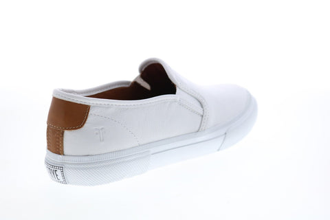 Frye Gia Slip On 71707 Womens White Leather Lifestyle Sneakers Shoes