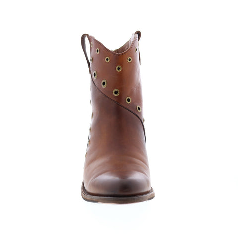 Frye Diana Grommet Short 71950 Womens Brown Leather Casual Dress Boots
