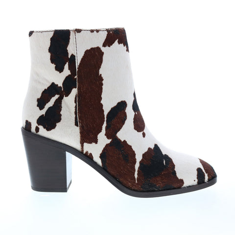 Frye Georgia Bootie 71959 Womens Brown Leather Zipper Ankle & Booties Boots