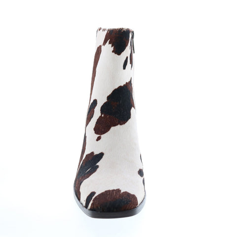 Frye Georgia Bootie 71959 Womens Brown Leather Zipper Ankle & Booties Boots