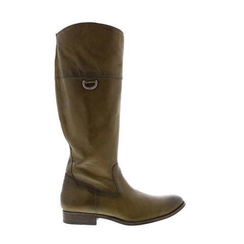 Frye Melissa D Ring Tall 71975 Womens Green Leather Casual Dress Boots