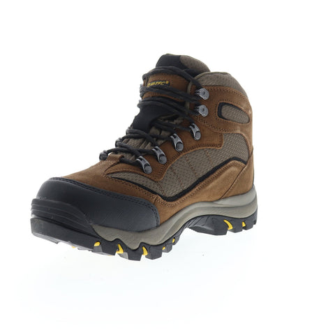 Hi-Tec Skamania WP 7198 Mens Brown Suede Lace Up Hiking Boots