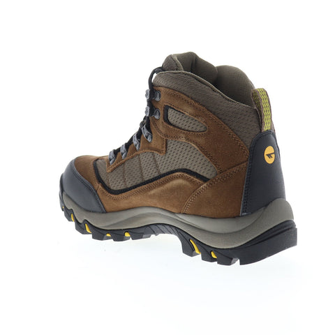 Hi-Tec Skamania WP 7198 Mens Brown Suede Lace Up Hiking Boots