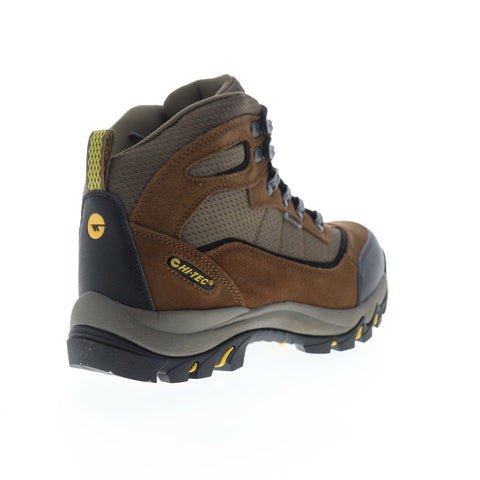 Hi-Tec Skamania WP 7198 Mens Brown Suede Lace Up Hiking Boots