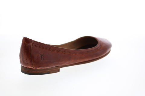 Frye Carson Ballet 72126 Womens Brown Leather Ballet Flats Shoes