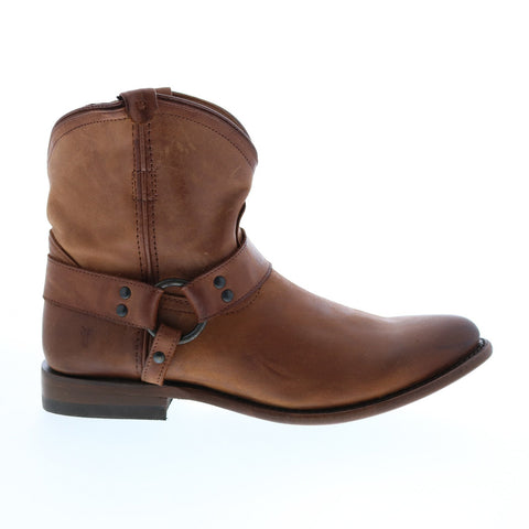 Frye Wyatt Harness Short 72370 Womens Brown Leather Casual Dress Boots