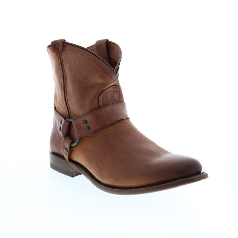 Frye Wyatt Harness Short 72370 Womens Brown Leather Casual Dress Boots