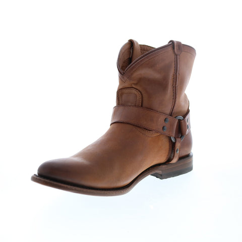 Frye Wyatt Harness Short 72370 Womens Brown Leather Casual Dress Boots