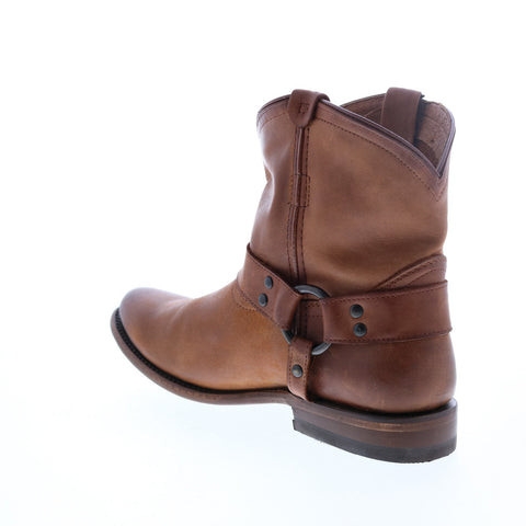 Frye Wyatt Harness Short 72370 Womens Brown Leather Casual Dress Boots
