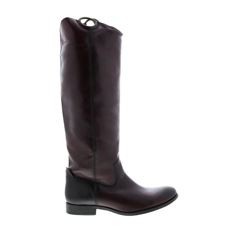 Frye Melissa Harness Pull On Tall 72496 Womens Red Leather Casual Dress Boots