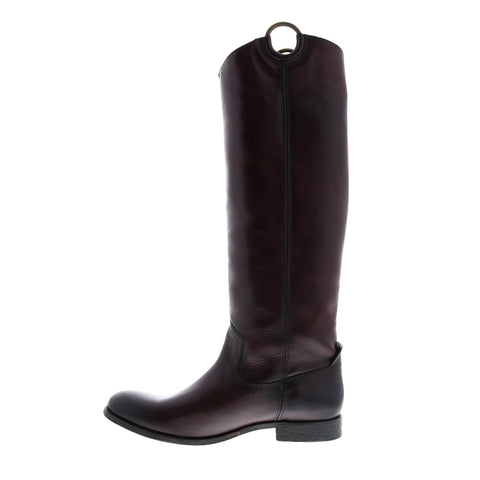 Frye Melissa Harness Pull On Tall 72496 Womens Red Leather Casual Dress Boots