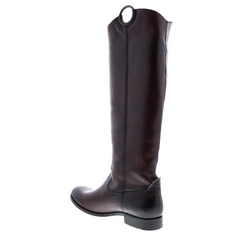 Frye Melissa Harness Pull On Tall 72496 Womens Red Leather Casual Dress Boots