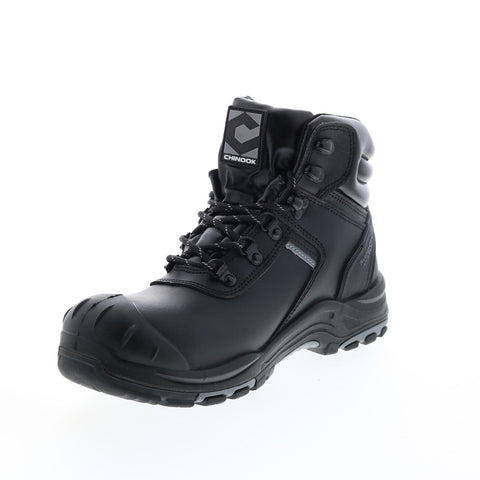 Chinook Challenger Composite Toe 7410-001 Mens Black Leather Work Boots