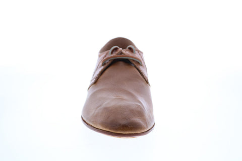 Frye Jillian Oxford 74386 Womens Brown Leather Lace Up Oxford Flats Shoes