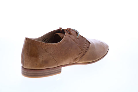 Frye Jillian Oxford 74386 Womens Brown Leather Lace Up Oxford Flats Shoes