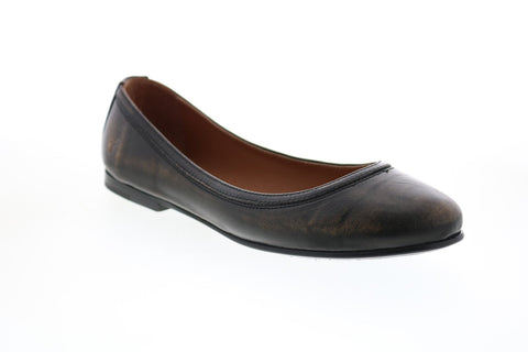 Frye Carson Ballet 74692 Womens Brown Leather Ballet Flats Shoes
