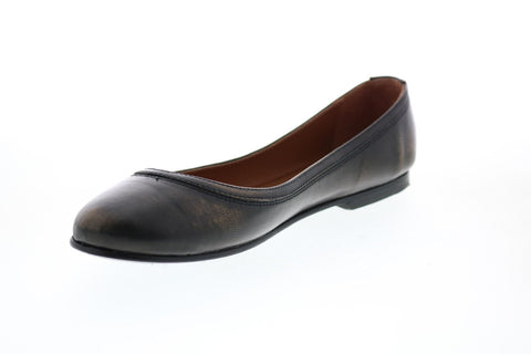 Frye Carson Ballet 74692 Womens Brown Leather Ballet Flats Shoes